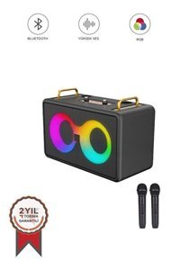 Torima M4403 15 W Radyolu Işıklı Taşınabilir Siyah Bluetooth Hoparlör