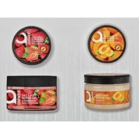 Ostwint Apricod + Strawberry Leke Giderici Sıkılaştırıcı Jel Kavanoz Yüz ve Vücut Peelingi 2x300 ml
