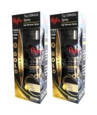 Agiss Gold Tüm Ciltler İçin Tüm Vücut Unisex Tüy Dökücü Sprey 2x175 ml