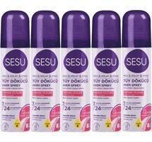 Sesu Hassas Ciltler İçin Tüm Vücut Unisex Tüy Dökücü Sprey 5x150 ml