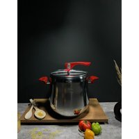 Bena Life Düdüklü Kapak İndüksiyon Tabanlı 13 lt Düdüklü Tencere Kırmızı