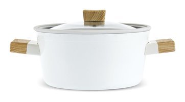 Karaca Swiss Crystal Creamy Wood Tencere 24 Cm