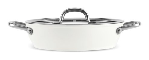 Karaca x Refika Birgül Swiss Crystal Creamy Metal Karnıyarık Tencere 30 Cm