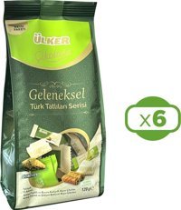 Ülker Geleneksel Türk Tatlıları Antep Fıstıklı Beyaz Çikolata 720 gr 6'lı