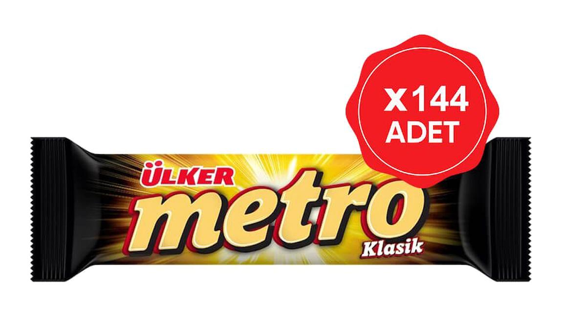 Ülker Klasik Metro Karamelli Çikolata 36 gr 144'lü
