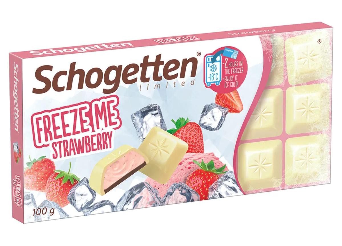 Schogetten Freeze Me Çilekli Krema Sütlü Çikolata 100 gr