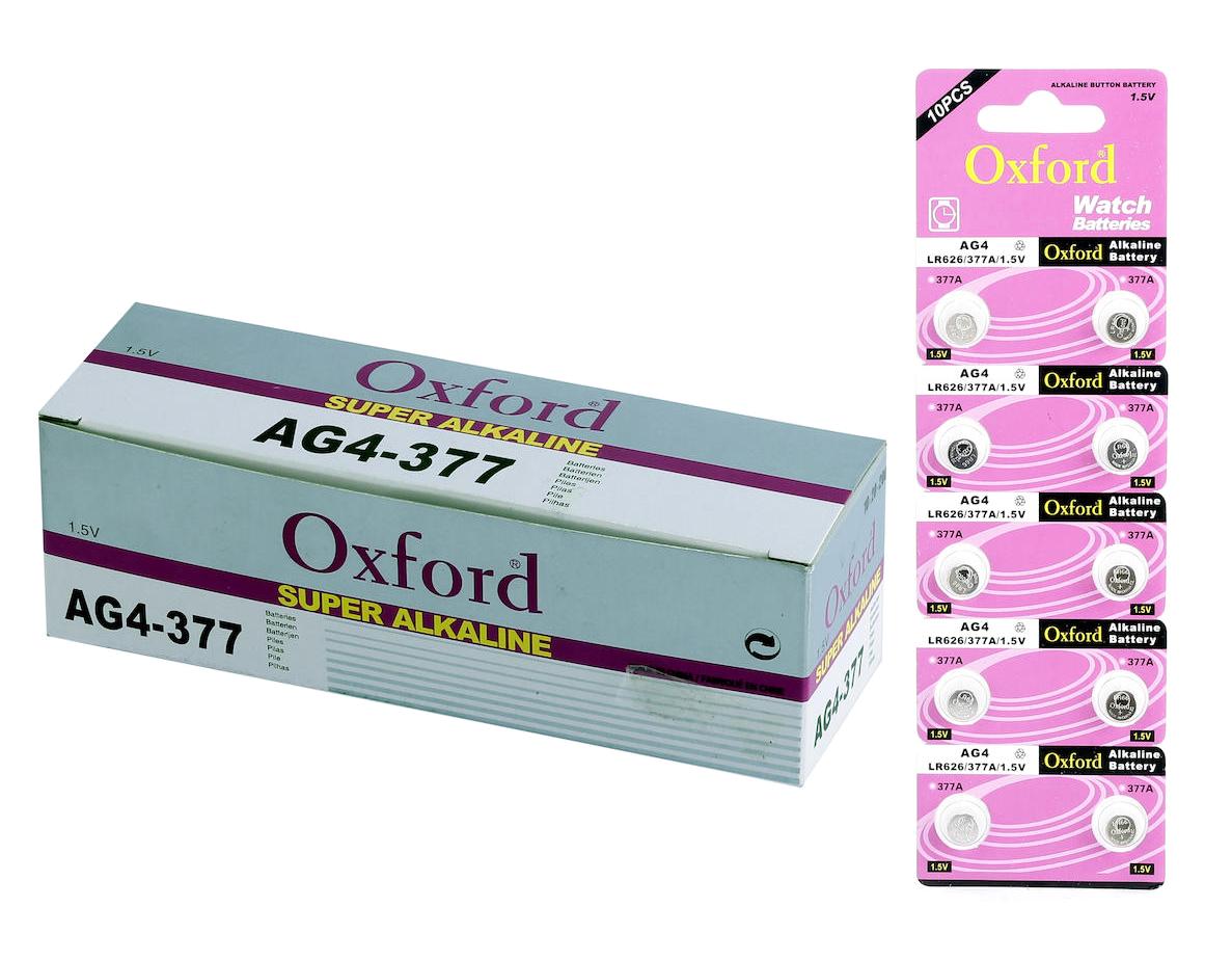Oxford AG4-377 LR66 1.5 V Alkalin Düğme Pil 200'li