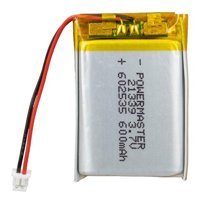 Powermaster 602535 21339 3.7 V 600 mAh Lityum Polimer Kare Şarjlı Pil