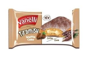 Vanelli Tiramisu Waffle Kahveli-Kakaolu Kek 24'lü 40 gr