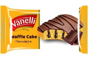 Vanelli Waffle Çikolatalı Kek Tekli 35 gr