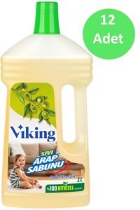 Viking Zeytinyağlı Sıvı Arap Sabunu 12x1 lt