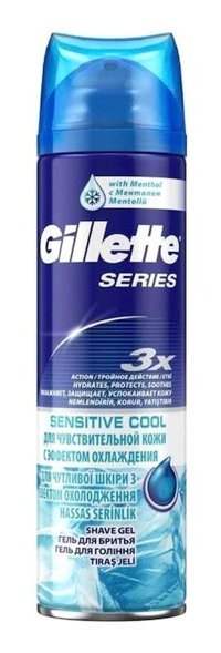 Gillette Sensitive Cool Hassas Ciltler İçin Tıraş Köpüğü 200 ml