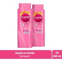 Elidor Bakım Güç ve Parlaklık Tüm Saçlar İçin E Vitamini - Makademya Yağı 2'si 1 Arada Şampuan 2x650 ml