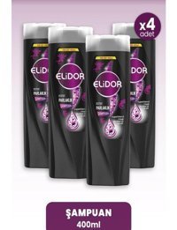 Elidor Esmer Parlaklık Parlaklık Tüm Saçlar İçin Erkek Şampuan 4x400 ml