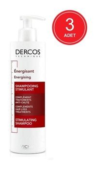 Vichy Energising Şaç Dökülmesine Karşı Tüm Saçlar İçin Parabensiz Şampuan 3x400 ml