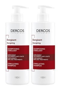 Vichy Energisant Şaç Dökülmesine Karşı Tüm Saçlar İçin Parabensiz Şampuan 2x390 ml