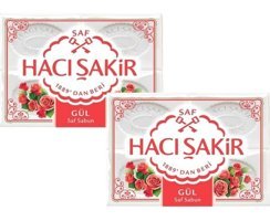 Hacı Şakir Organik Gül Katı Sabun 8x150 gr