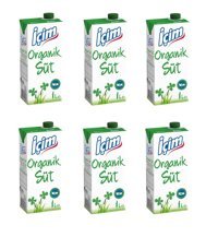 İçim Organik Laktozlu Sade İnek Süt 6x1 lt