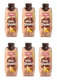Dimes Milkshake Laktozlu Muzlu-Kurabiyeli İnek Süt 6x310 ml