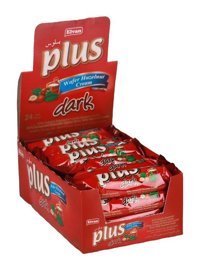 Elvan Plus Bitter Çikolatalı Gofret 24x13 gr