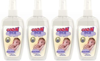 Goon Ekstra Sensitive-Hassas Organik Zeytinyağlı Hipoalerjenik Bebek Masaj Yağı 4x200 ml
