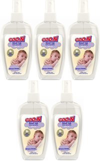 Goon Ekstra Sensitive/Hassas Organik Zeytinyağlı Hipoalerjenik Bebek Masaj Yağı 5x200 ml
