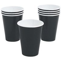 Partioutlet 8 Oz Karton Bardak 8'li Siyah