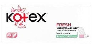 Kotex Fresh 18'li İnce Günlük Ped