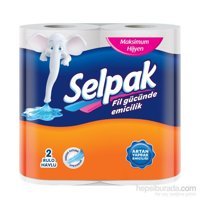 Selpak Tek Katlı 2'li Rulo Kağıt Havlu