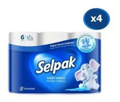 Solo 3 Katlı 6'lı Rulo Kağıt Havlu