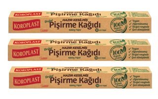 Koroplast Doğal Pişirme Kağıdı 3x10 Adet