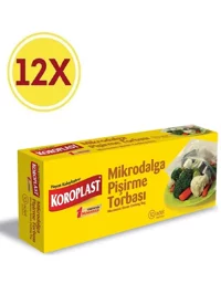 Koroplast Mikrodalga Pişirme Torbası 12x10 Adet