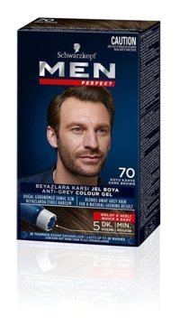 Schwarzkopf 70 Koyu Kahve Jel Erkek Saç Boyası 80 ml