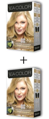 Sea Color 9.00 Yoğun Sarı Krem Saç Boyası 2x50 ml