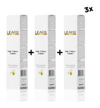 Lilafix 6.11 Yoğun Küllü Koyu Kumral Organik Amonyaksız Vegan Krem Saç Boyası 3x60 ml