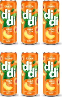 Çaykur Didi Kutu Şeftalili Soğuk Çay 6x330 ml