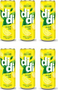 Çaykur Didi Limonlu Soğuk Çay 6x250 ml