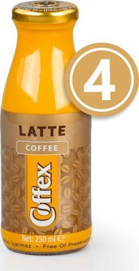 Coffex Latte Soğuk Kahve 4x250 ml
