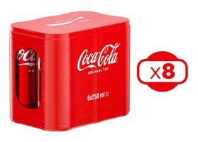 Coca Cola Orijinal Kutu Kola 8x250 ml