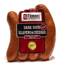 Fümeci Smokehouse Jalapeno & Cheddar Uzun Dana Sosis 450 gr