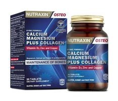 Nutraxin Osteo B One Formula Calcium Magnesium Plus Tablet Kolajen 90 Adet