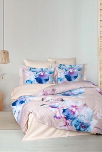 Varol Martina Liyosel 4 Mevsim 200 x 220 cm Desenli Çarşaflı Çift Kişilik Nevresim Takımı Çok Renkli