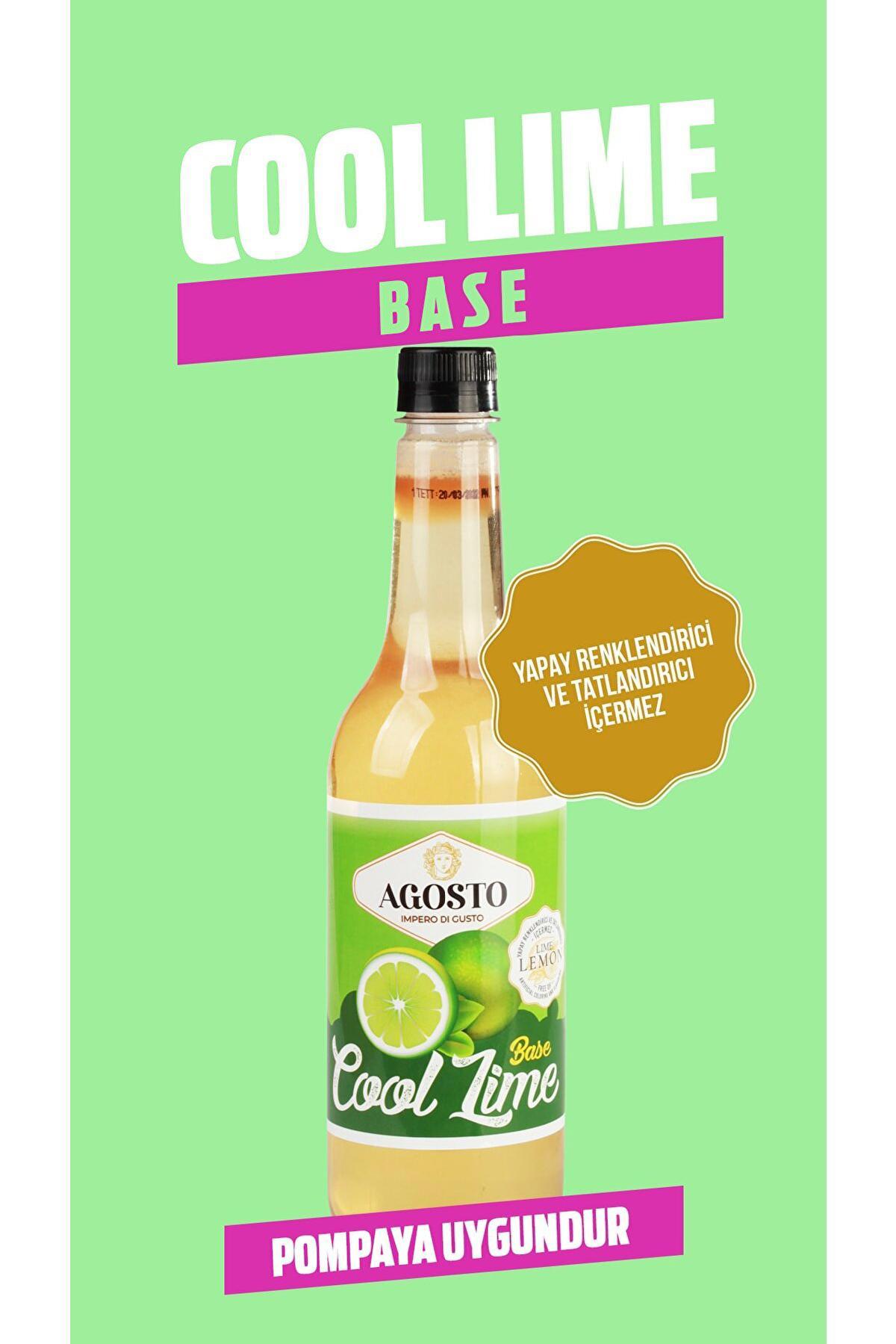 Agosto Cool Lime Kahve Şurubu 6x700 ml