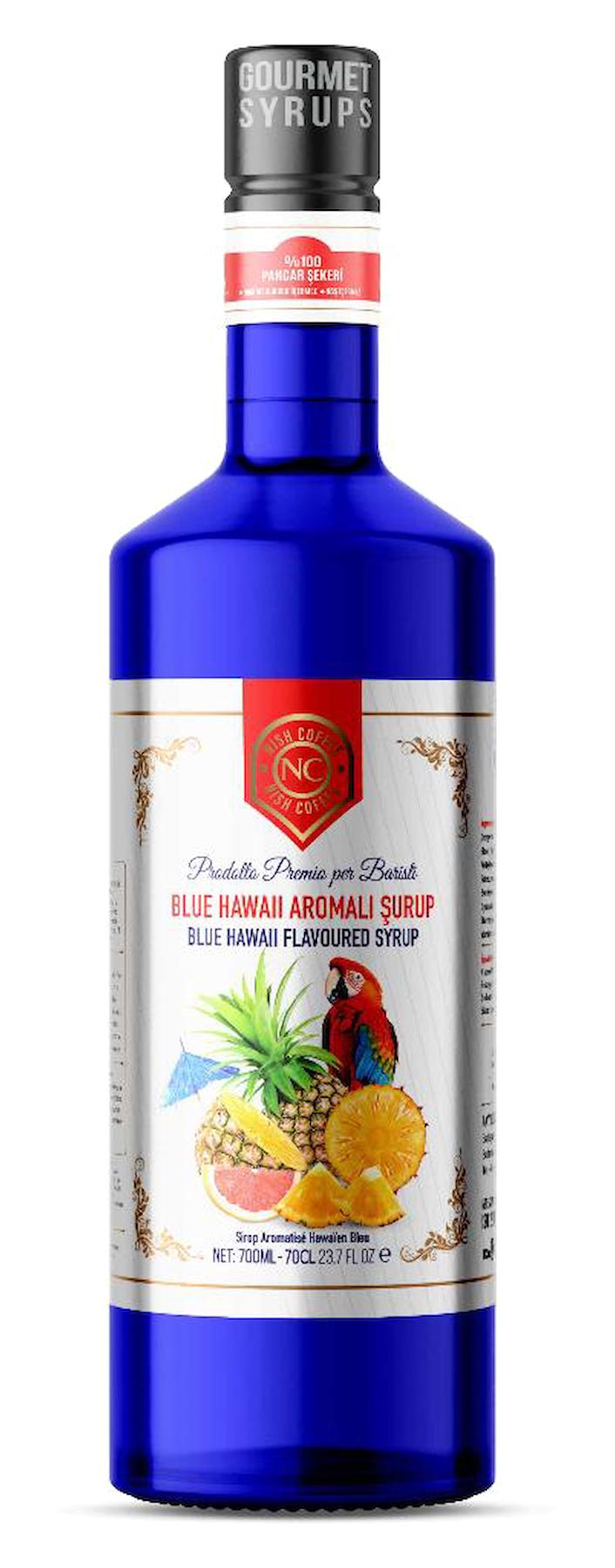 Nish Kahve Blue Hawaii Aromalı Kahve Şurubu 700 ml