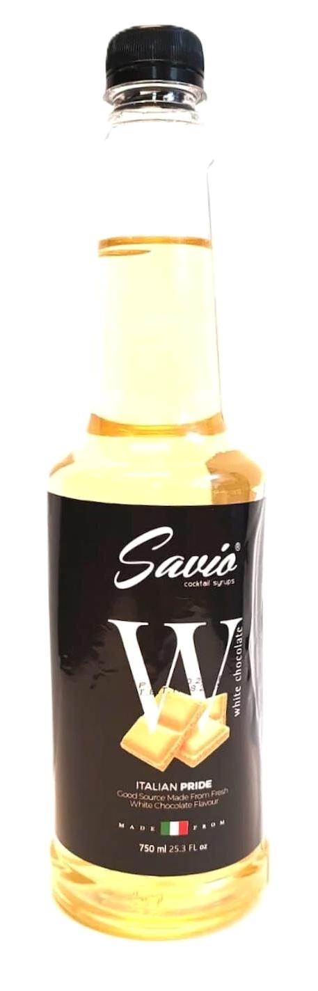 Savio Beyaz Çikolata Kahve Şurubu 750 ml