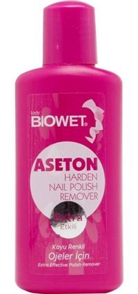 Lady Biowet Koyu Renkli Ojeler İçin Aseton 125 ml