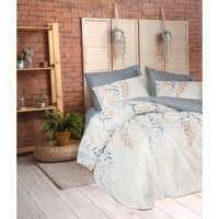 Cotton Box Pamuk 160x220 cm Tek Kişilik Nevresim Takımı İndigo
