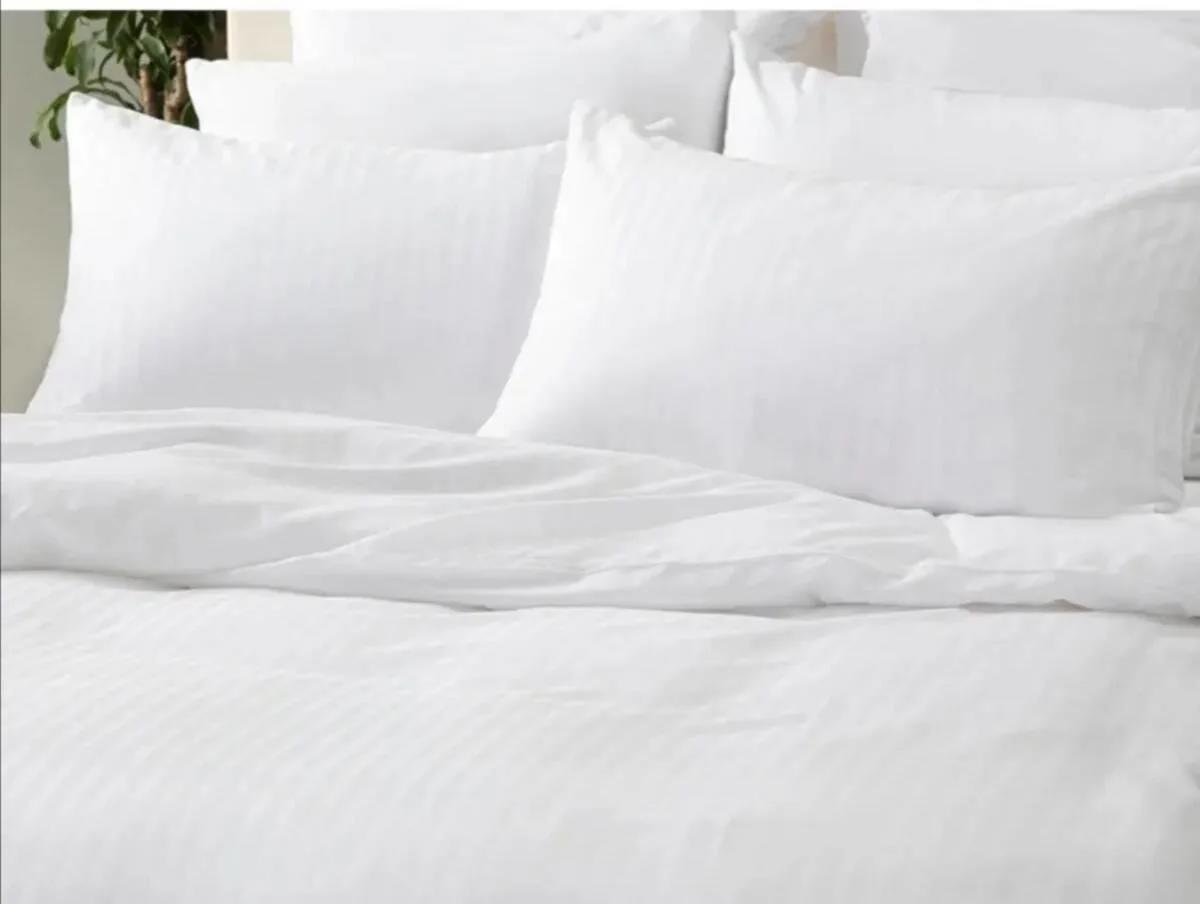 English Home Classy Twill King Pamuk 240x220 cm Çarşaflı Tek Kişilik Nevresim Takımı Beyaz