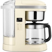 Kitchenaid 5KCM1209 Paslanmaz Çelik Filtreli Karaf 1.7 lt Hazneli 12 Fincan Kapasiteli 1100 W Krem Filtre Kahve Makinesi