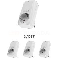 Cata CT-9186 3'lü Soket Kablosuz Tekli 918 J Akım Korumalı Priz